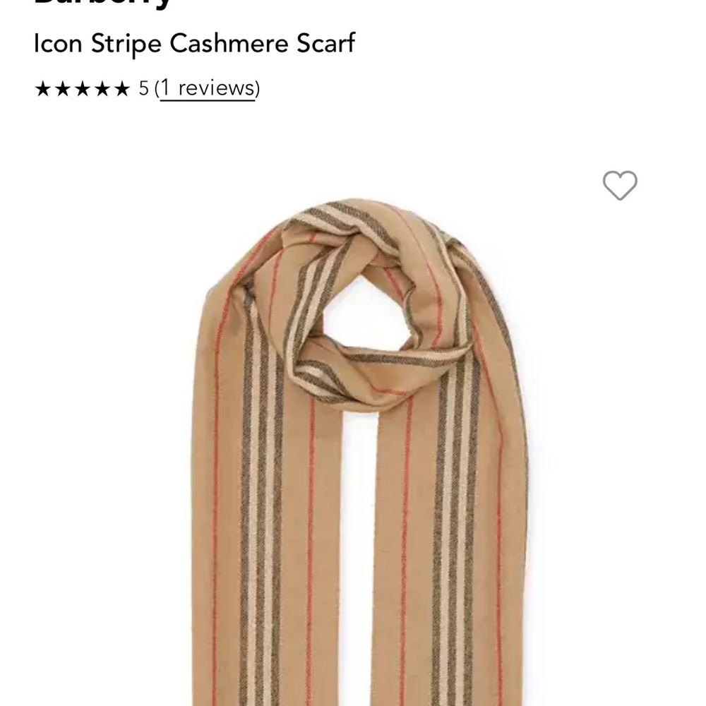 Burberry cashmere scarf
